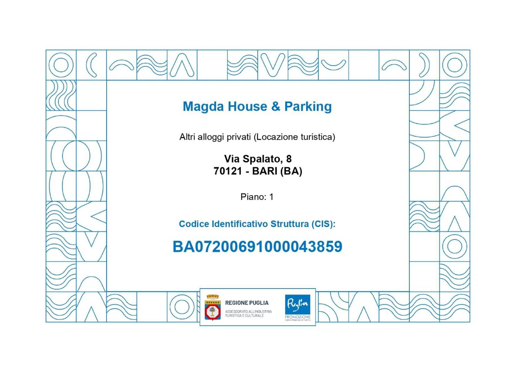 Magda House & Parking Apartment Bari